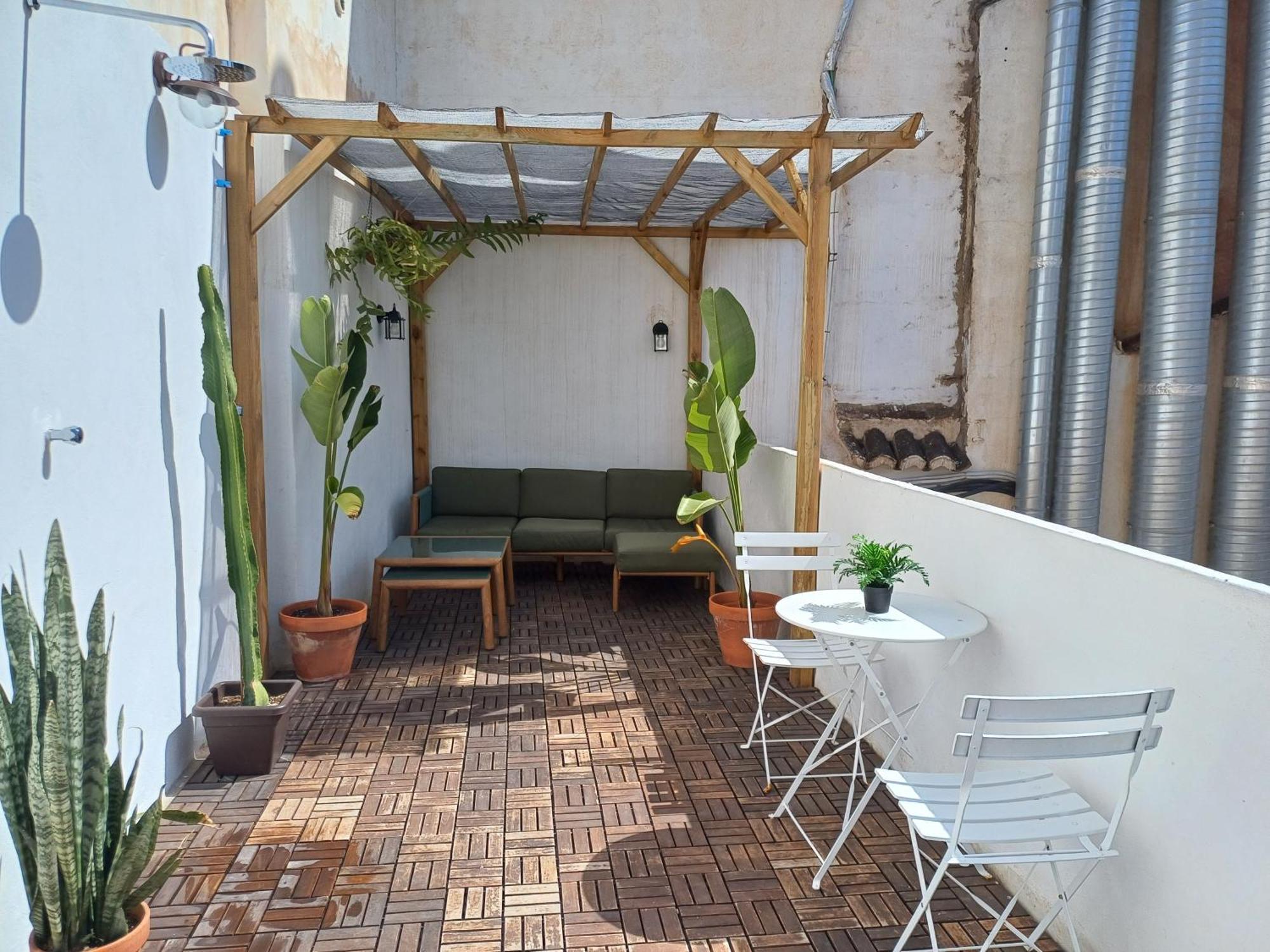 Historic Center Private Terrace Appartement Málaga Buitenkant foto